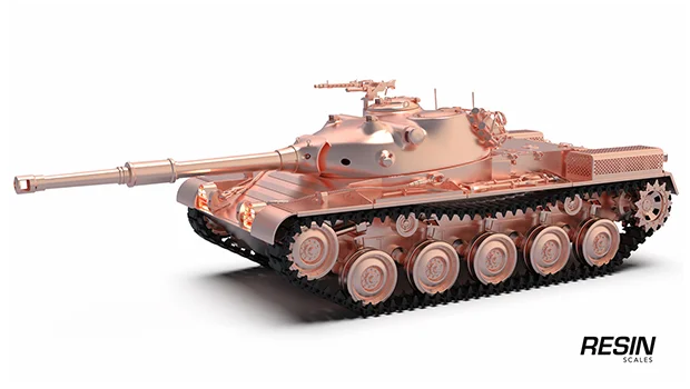 Kunze Panzer German medium tank 1:35 scale resin kit