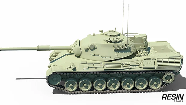 Leopard 1 German Medium Tank 1:35 scale resin kit
