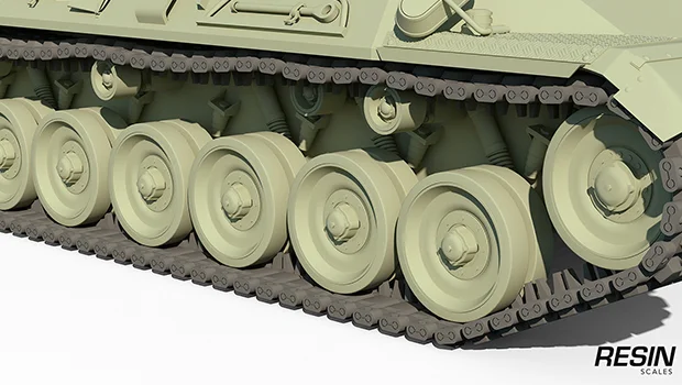 Leopard 1 German Medium Tank 1:35 scale resin kit