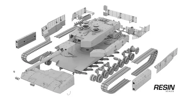 Leopard 2SG German Main Battle Tank 1:35 Resin Kit