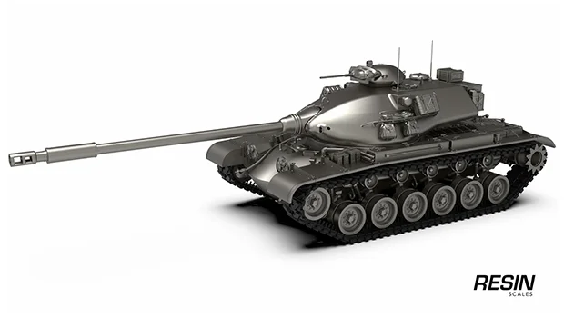 M54 Renegade USA Heavy tank 1:35 scale resin kit