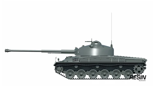 Schwarpanzer 58 German medium tank 1:35 scale resin kit