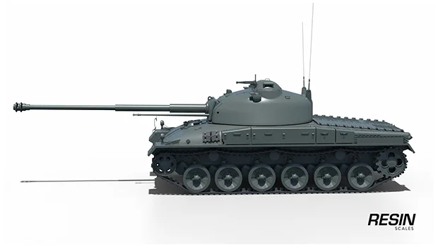 Schwarpanzer 58 German medium tank 1:35 scale resin kit