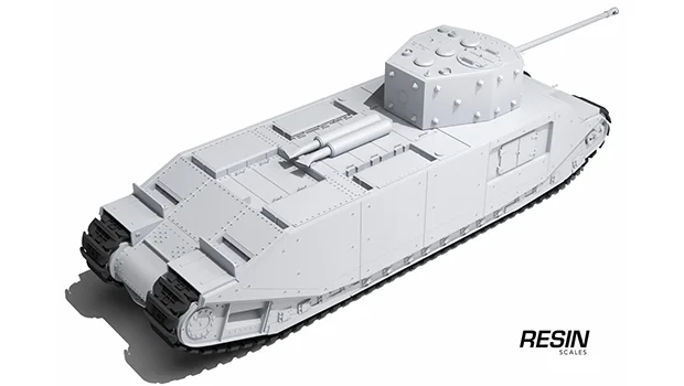 TOG II British super heavy tank 1:35 Resin Kit