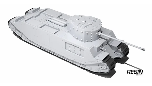 TOG II British super heavy tank 1:35 Resin Kit