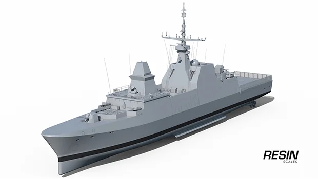 RSS STEADFAST Frigate Singapore 1:350 Resin Kit