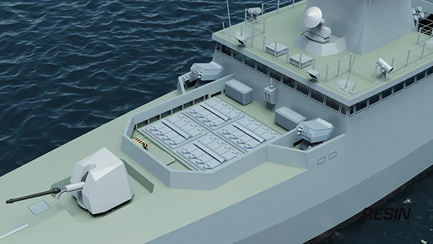 RSS STEADFAST Frigate Singapore 1:350 Resin Kit