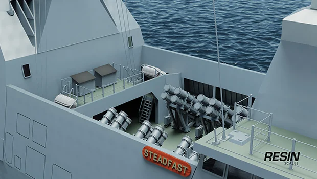 RSS STEADFAST Frigate Singapore 1:350 Resin Kit