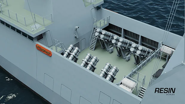 RSS STEADFAST Frigate Singapore 1:350 Resin Kit
