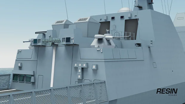 RSS STEADFAST Frigate Singapore 1:350 Resin Kit