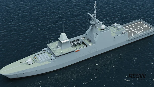 RSS STEADFAST Frigate Singapore 1:350 Resin Kit