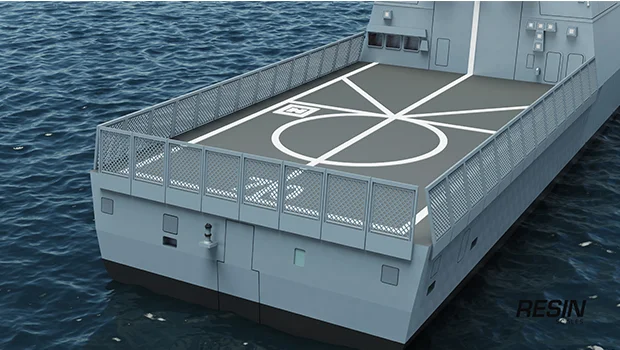 RSS STEADFAST Frigate Singapore 1:350 Resin Kit