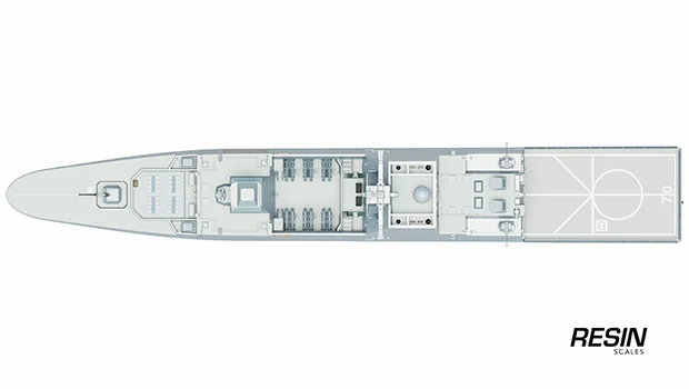 RSS STEADFAST Frigate Singapore 1:350 Resin Kit