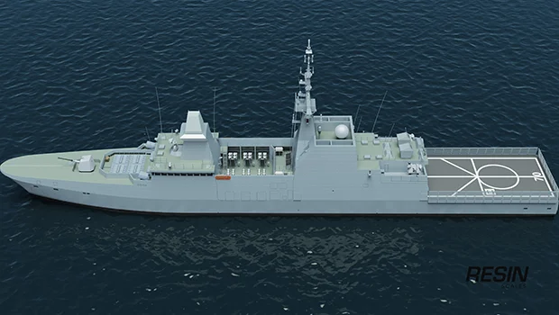 RSS STEADFAST Frigate Singapore 1:350 Resin Kit