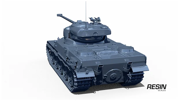 AMX 50 100 France Heavy Tank 1:35 scale resin kit