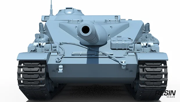 AMX Canon dassaut de 105 France Tank destroyer 1:35 scale resin kit