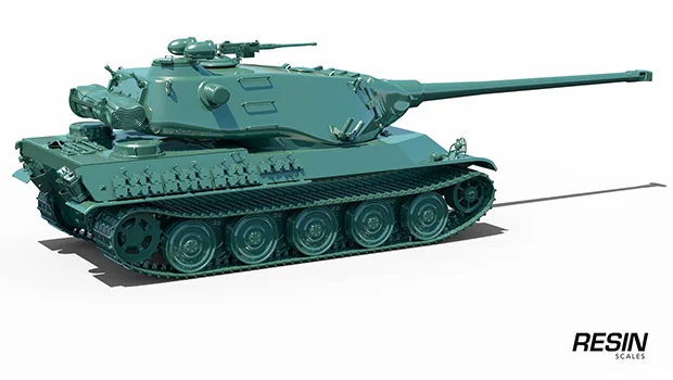 AMX M4 mle. 54 French heavy tank 1:35 scale resin kit