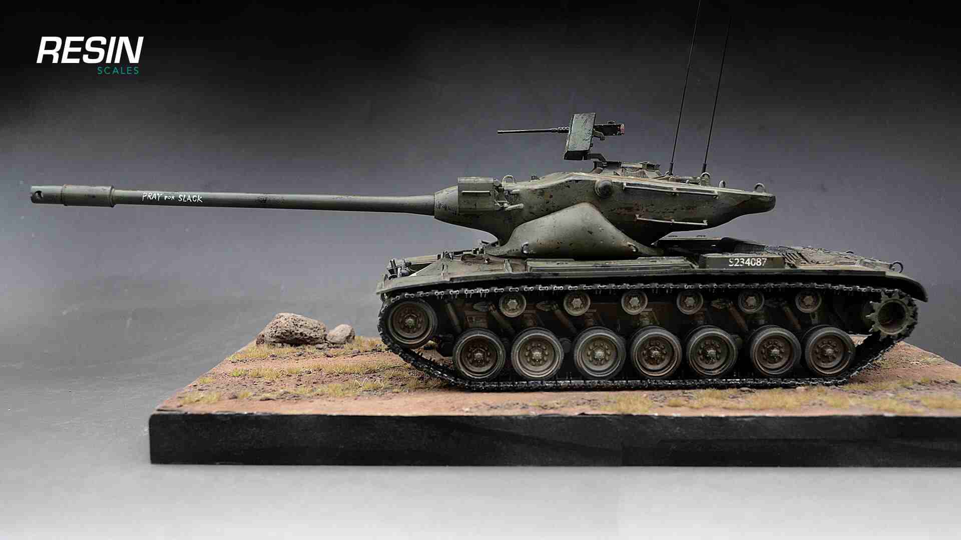 World of Tanks. Collectible Metal Model of the USA Tank T-57 Scale 1:100 