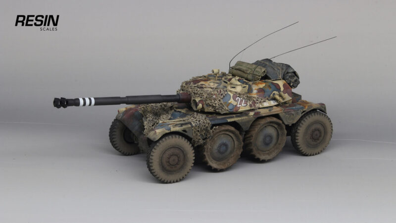 EBR-105 World of Tanks 1:35 scale Resin Kit ready made tank model - ResinScales
